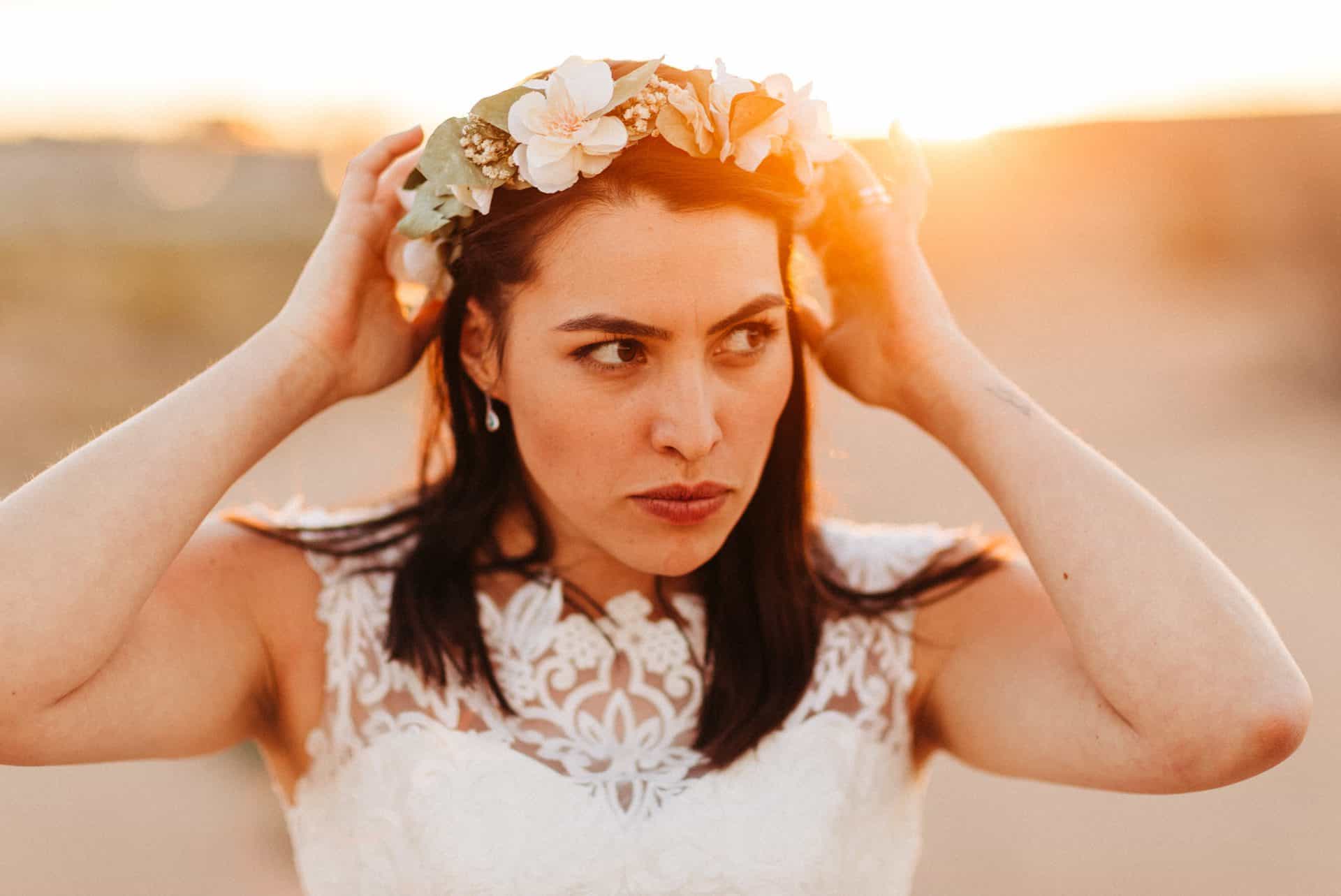 Bride on destination elopement at the Horseshoe bend, Arizona. best wedding venues europe