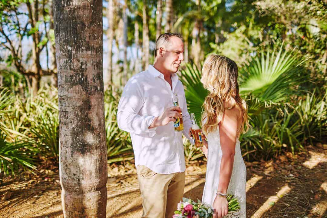 elopement photography in avellanas beach