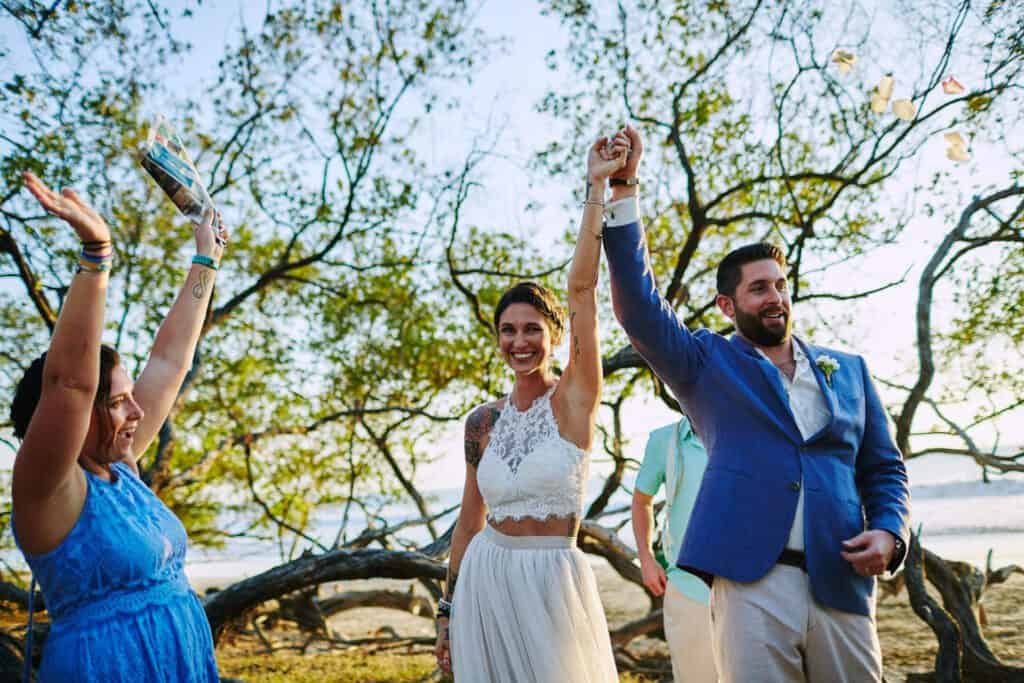 Best Guanacaste wedding venues: Tamarindo Beach couple getting married in costa rica in january at the beach What do you do after eloping in Costa Rica