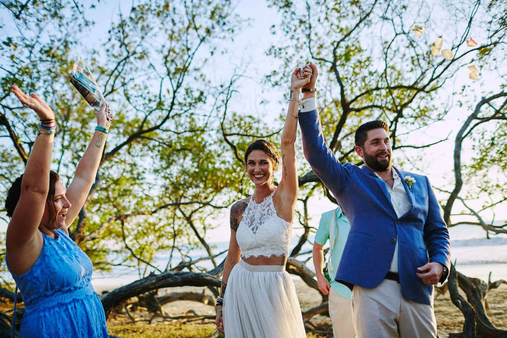 couple getting married in costa rica in january at the beach What do you do after eloping in Costa Rica