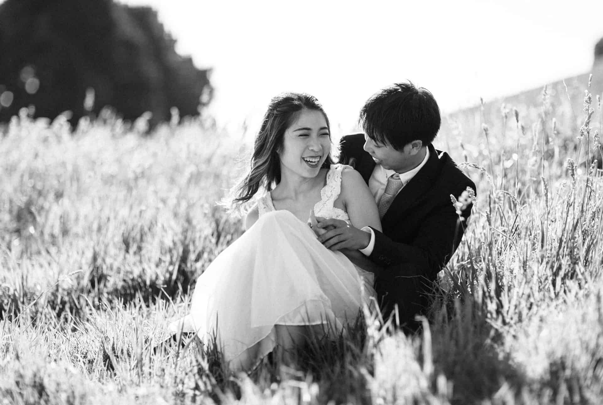 asian couple getting married in costa rica