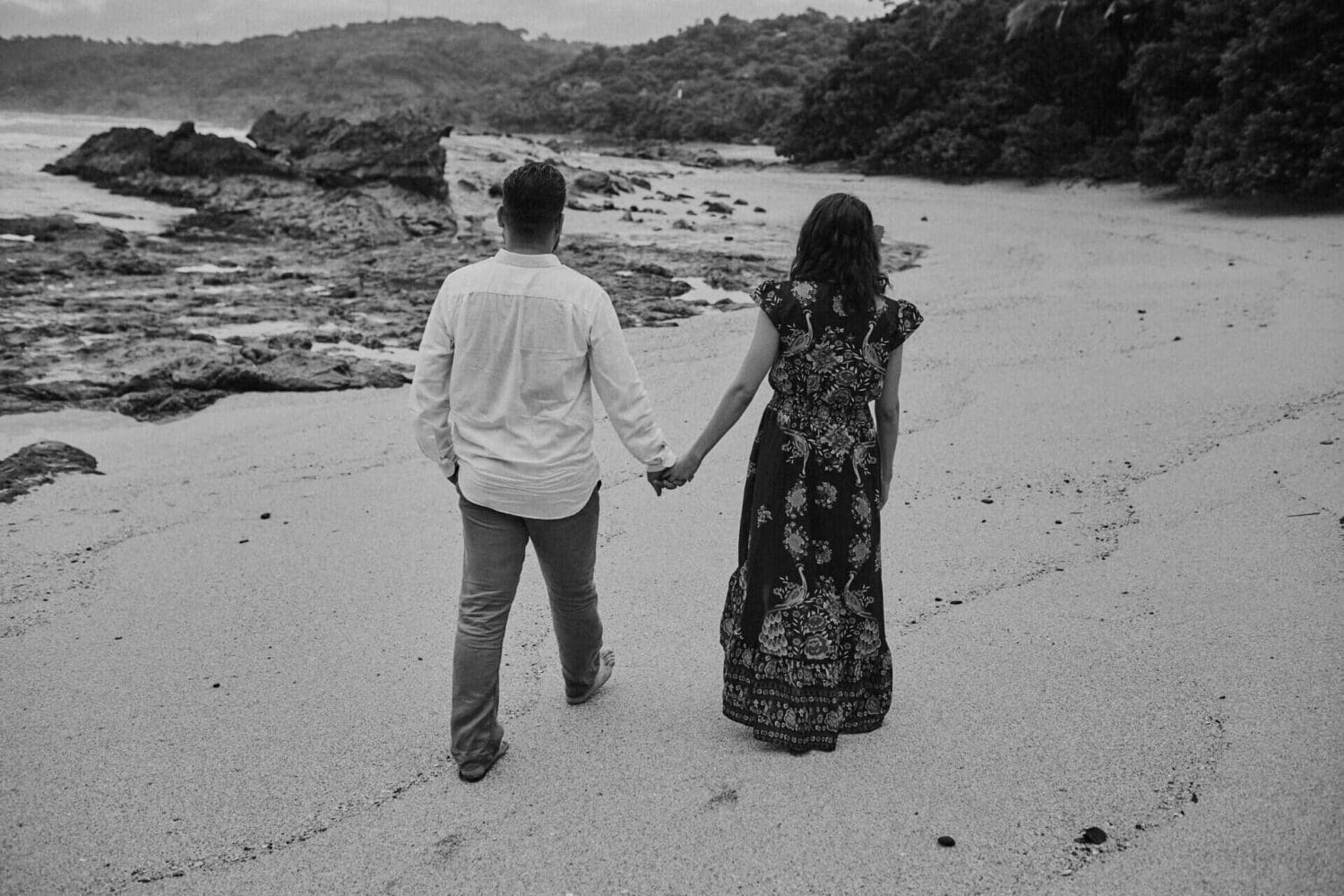 wedding engagement costa rica beach