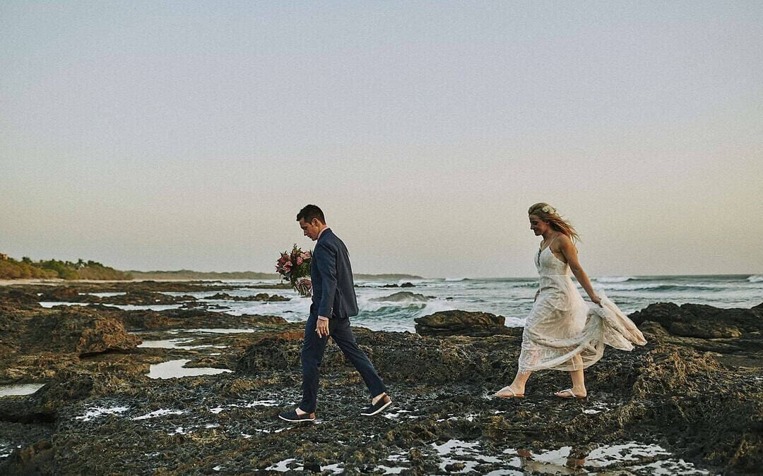 Beachfront Villa Tropical Wedding | Playa Langosta, Costa Rica Wedding Photographer