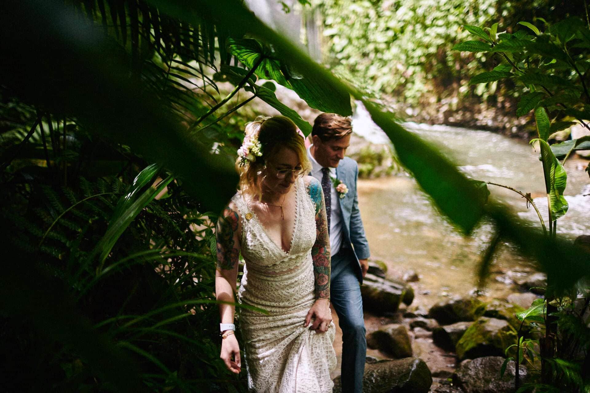 The lush, vibrant landscape that makes green season so special Costa Rica destination wedding 