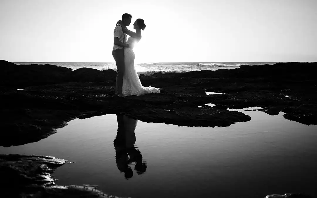 Stunning Black & White Wedding Photography Tamarindo, Costa Rica