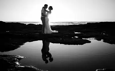 Stunning Black & White Wedding Photography Tamarindo, Costa Rica