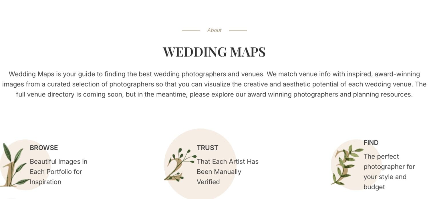 Crissorama Joins Wedding Maps