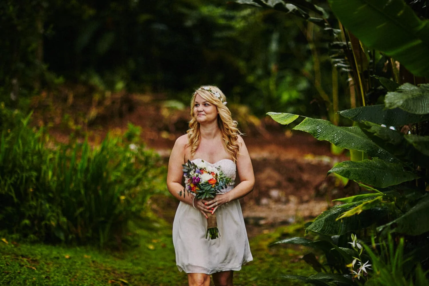 Hotel Villa Blanca cloud forest elopement photographed by Christopher Alga of Crissorama